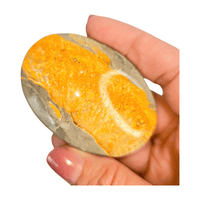 Bumblebee Jasper Palm Stone