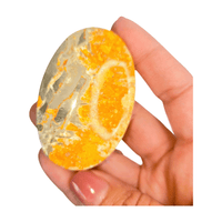 Bumblebee Jasper Palm Stone