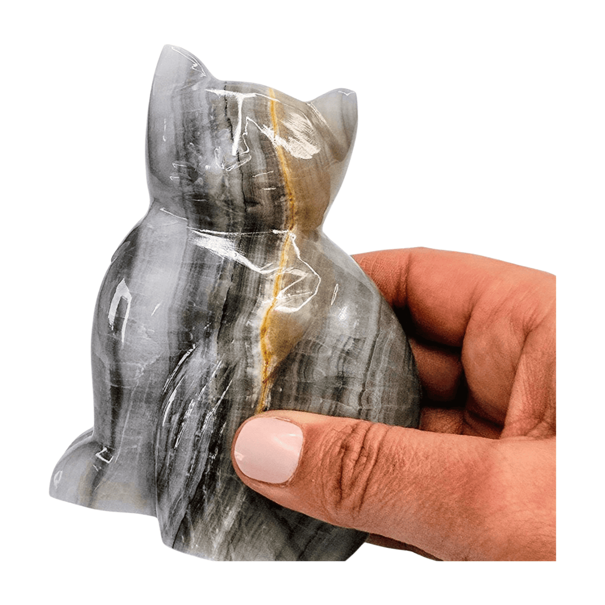 Gray Calcite Cat