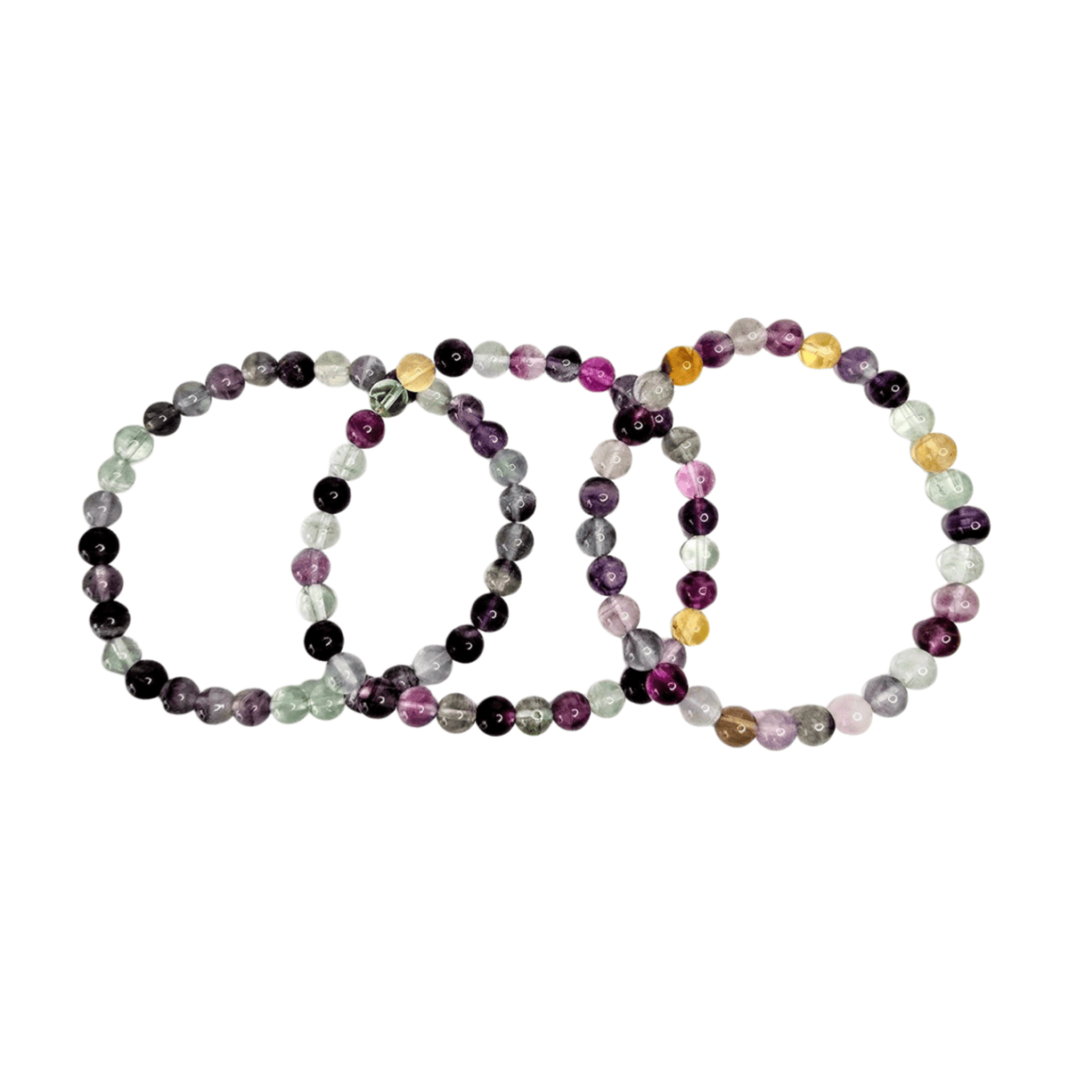 Rainbow Fluorite Bracelet (6mm)