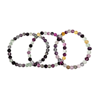 Rainbow Fluorite Bracelet (6mm)