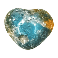 Caribbean Calcite Heart