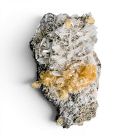 White Celestite with Calcite Specimen