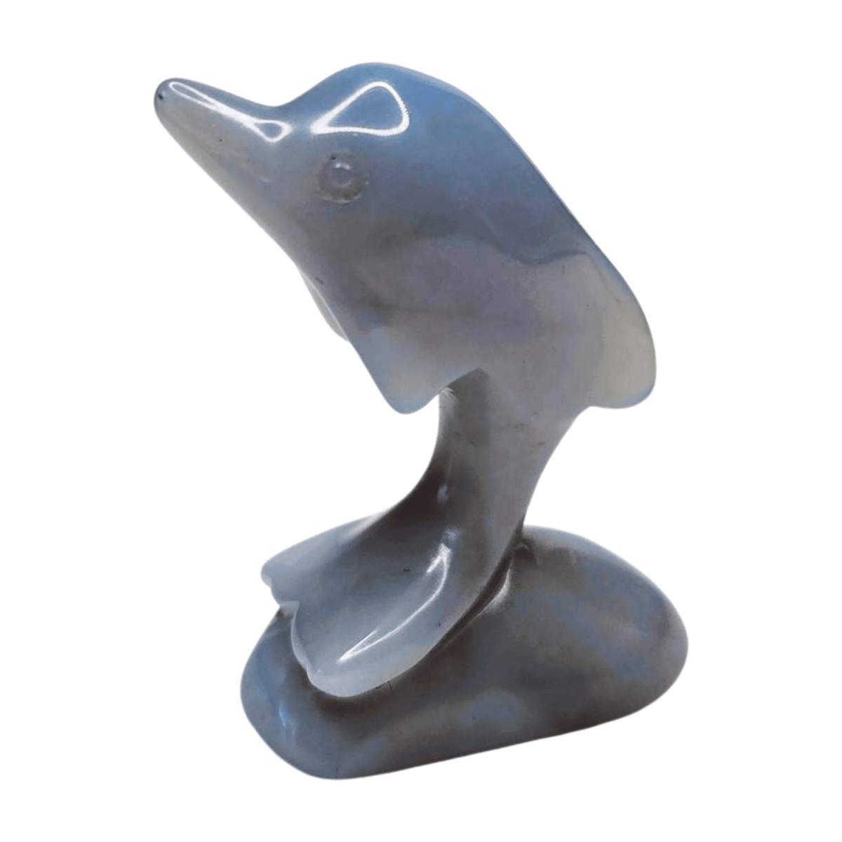 Blue Chalcedony Dolphin - Small