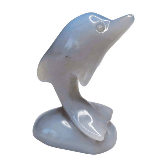 Blue Chalcedony Dolphin - Small