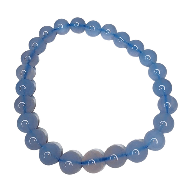 Chalcedony Beaded Bracelet