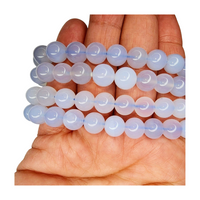 Chalcedony Beaded Bracelet