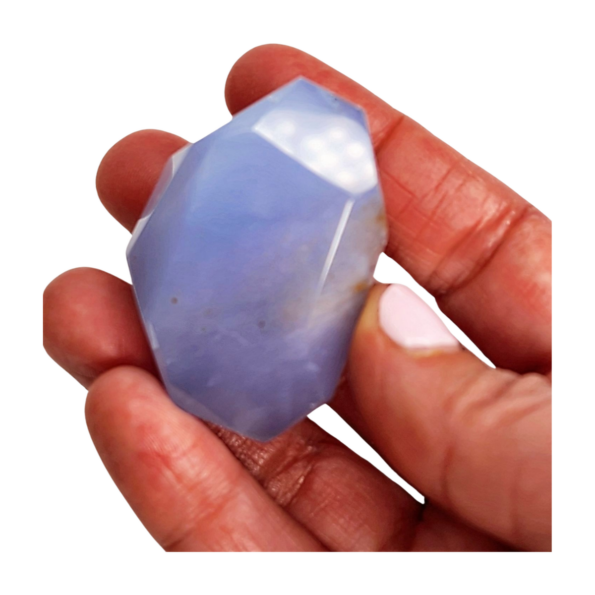 Chalcedony Palm Stone - Faceted