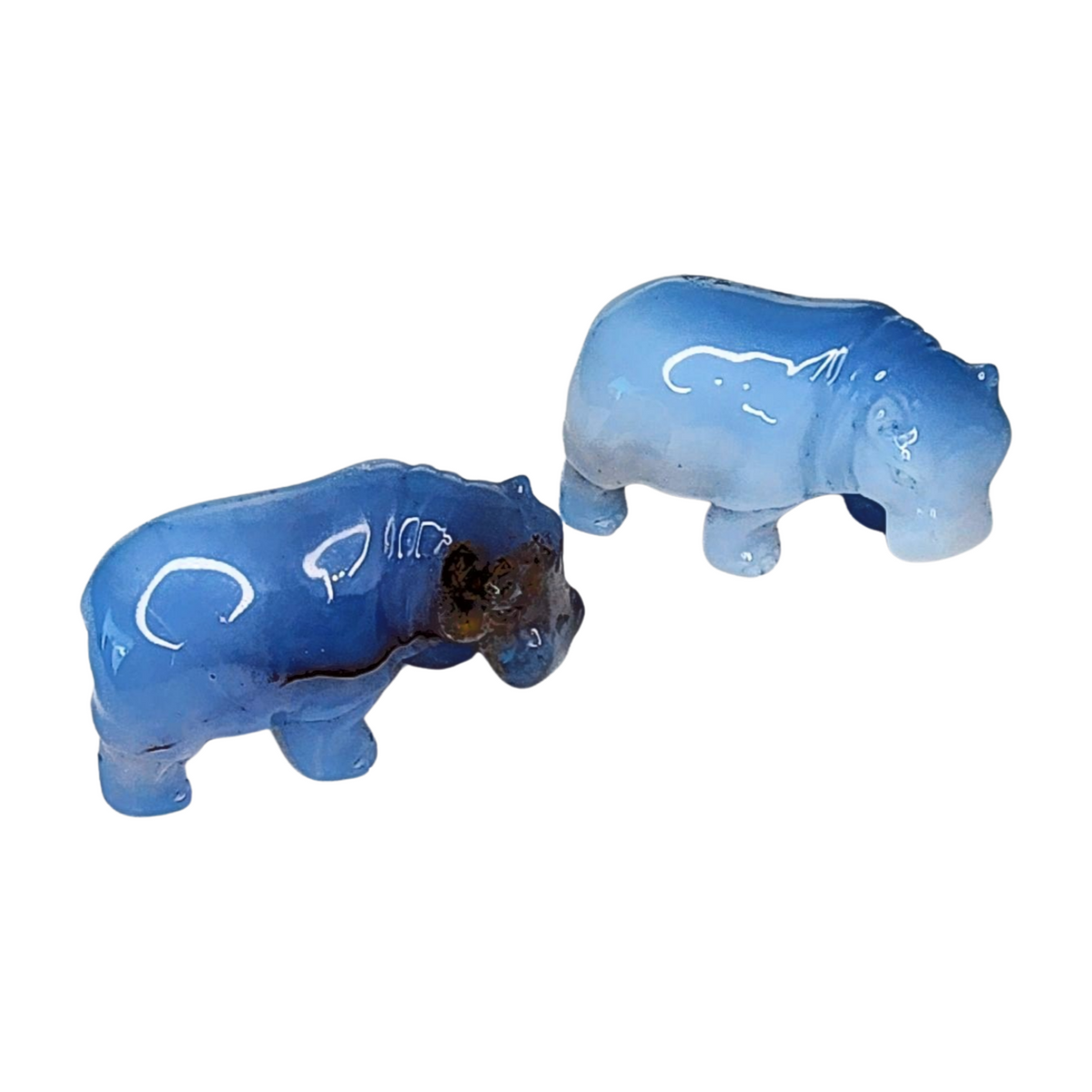 Chalcedony Hippo - Small