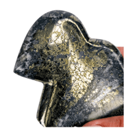 Chalcopyrite Buffalo with Covelite and Quartz