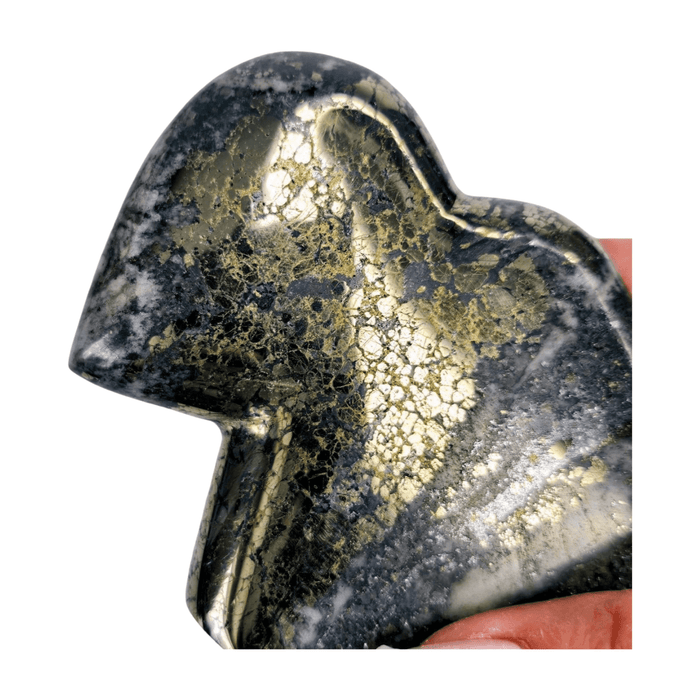 Chalcopyrite Buffalo with Covelite and Quartz