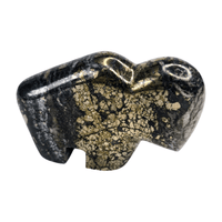 Chalcopyrite Buffalo with Covelite and Quartz