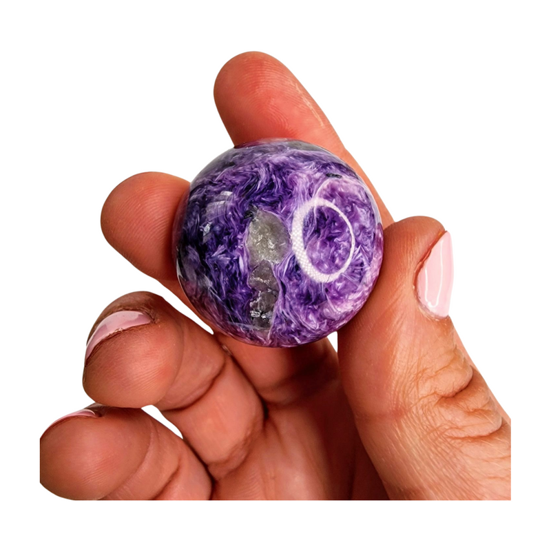 Charoite Sphere - Extra Small