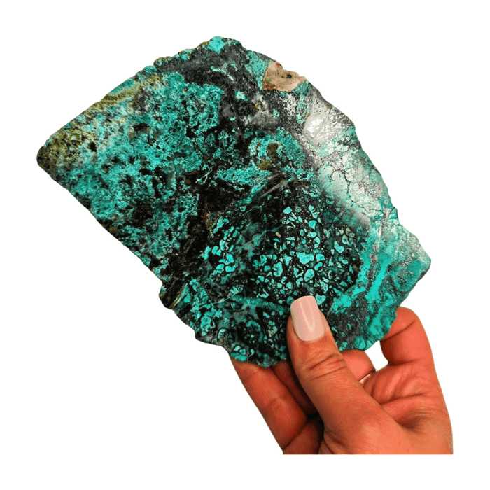 Chrysocolla Polished Slice