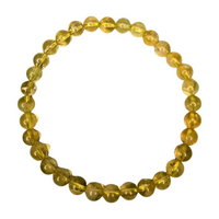 Citrine Bracelet - 6mm Beads