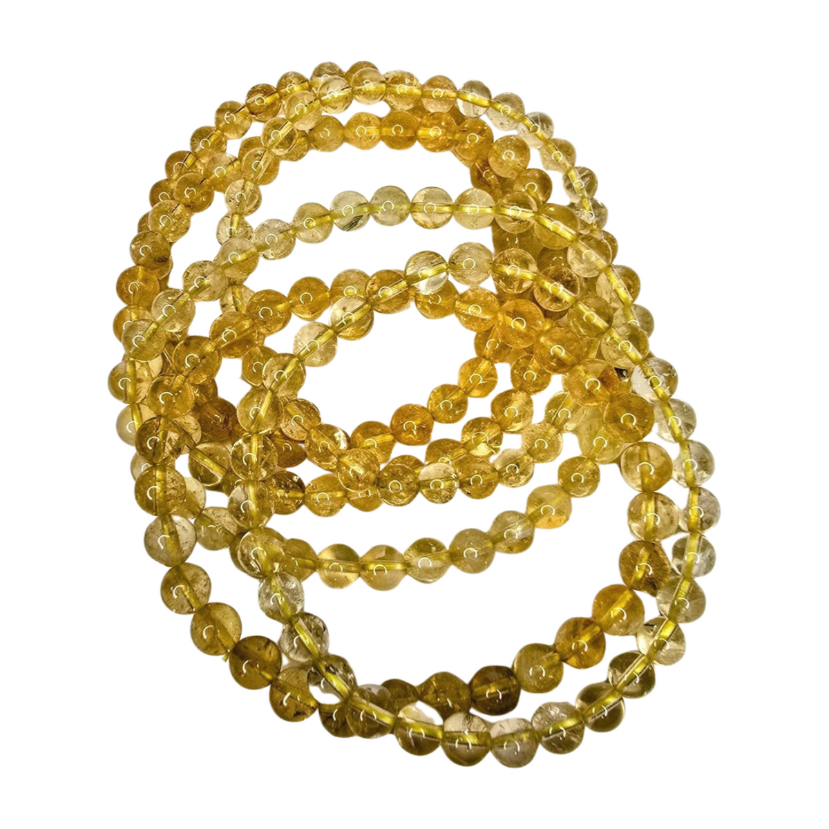 Citrine Bracelet - 6mm Beads