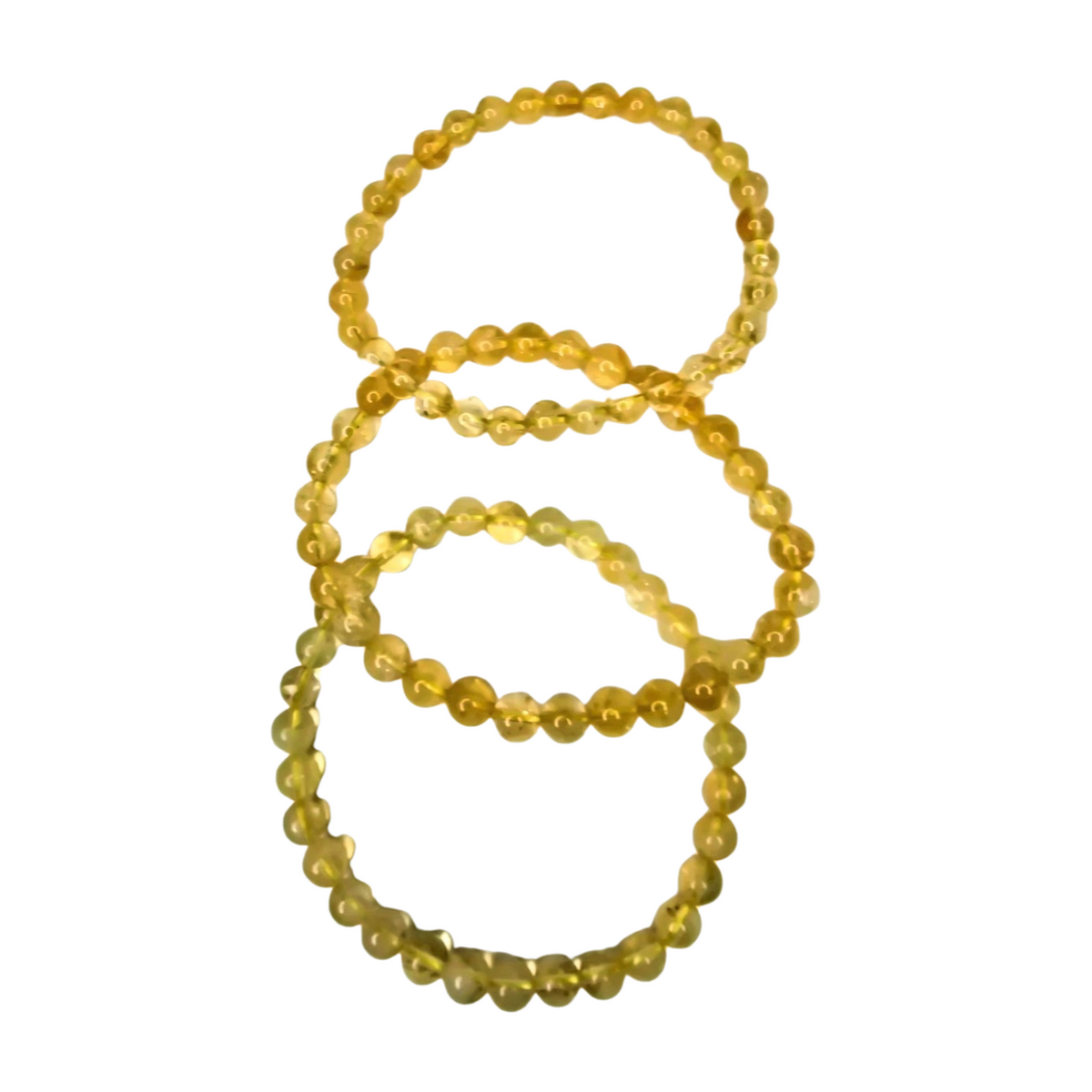 Citrine Bracelet - 6mm Beads