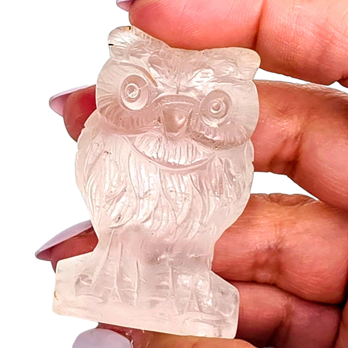 Clear Quartz Owl