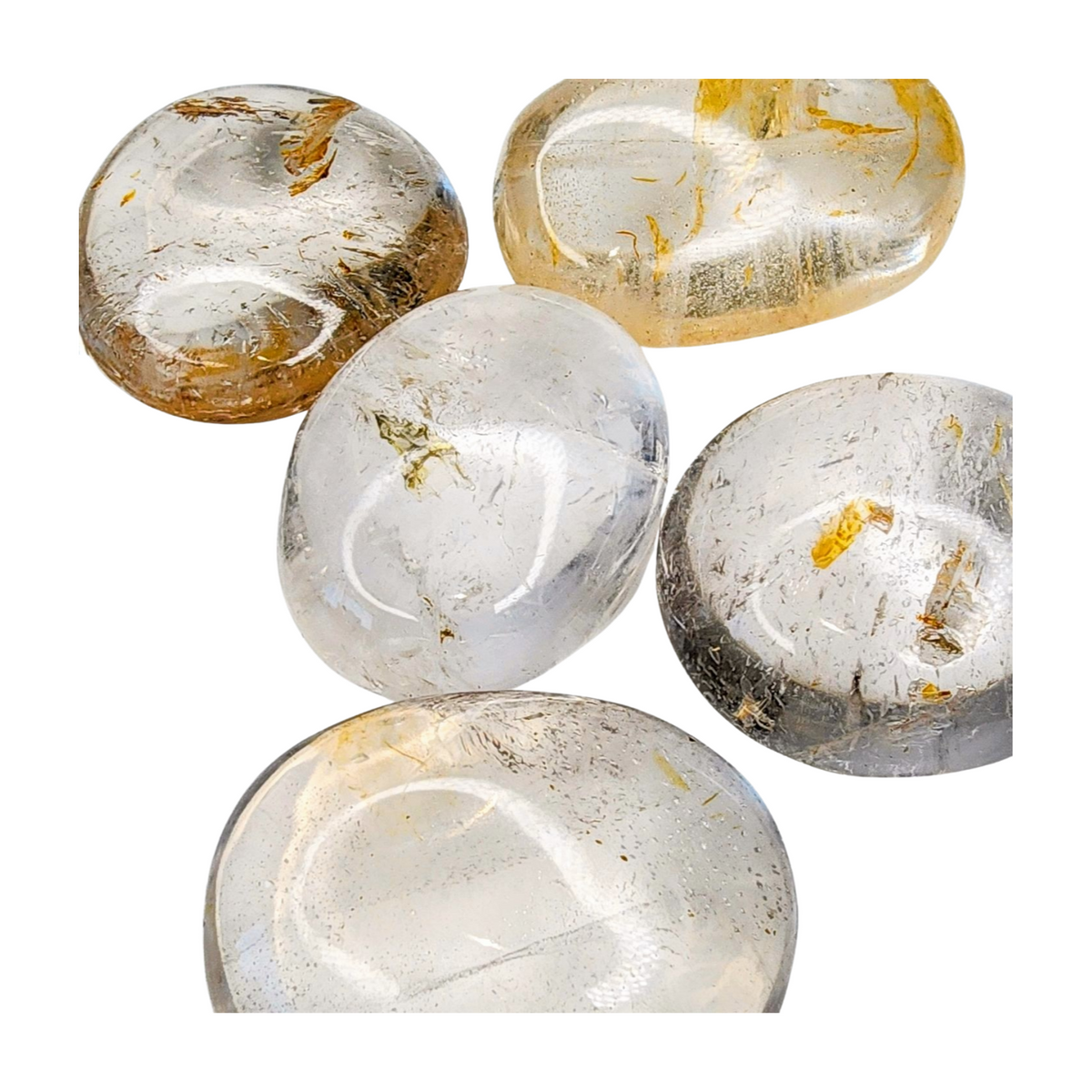 Clear Quartz Palm Stone