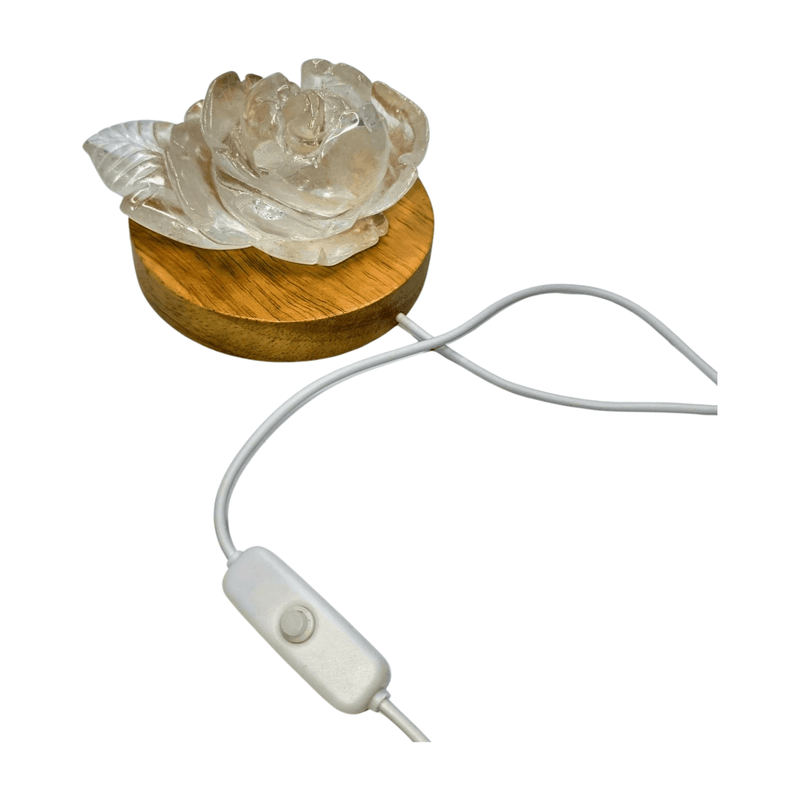Clear Quartz Rose Light