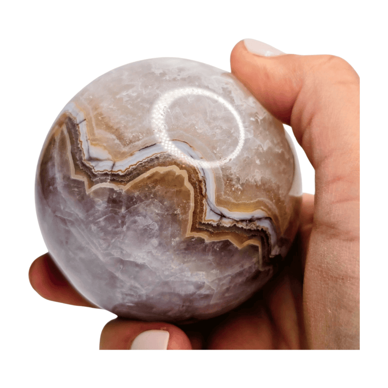 Crazy Lace Agate Sphere