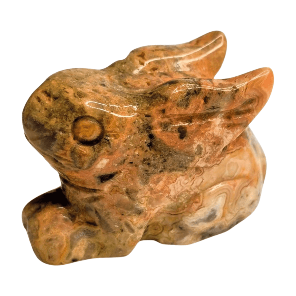 Crazy Lace Agate Rabbit