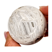 White Crazy Lace Agate Sphere