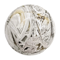 White Crazy Lace Agate Sphere