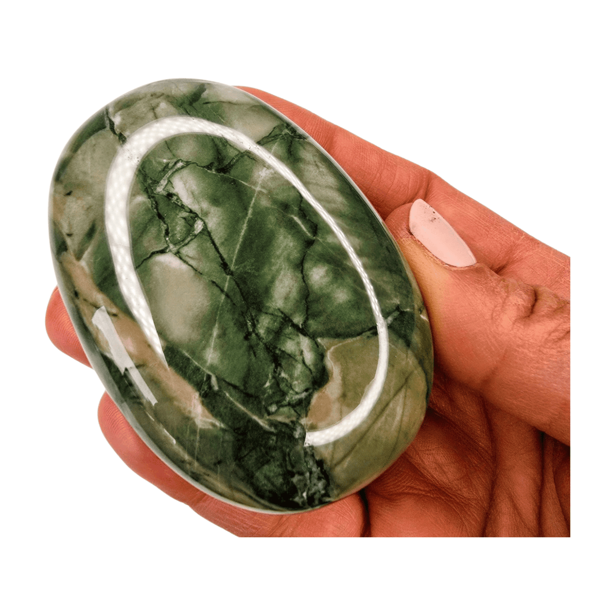 Dragon Jade Palm Stone