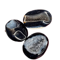 Druzy Black Agate Pocket Stone