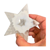 Druzy Quartz Star