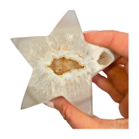 Druzy Quartz Star