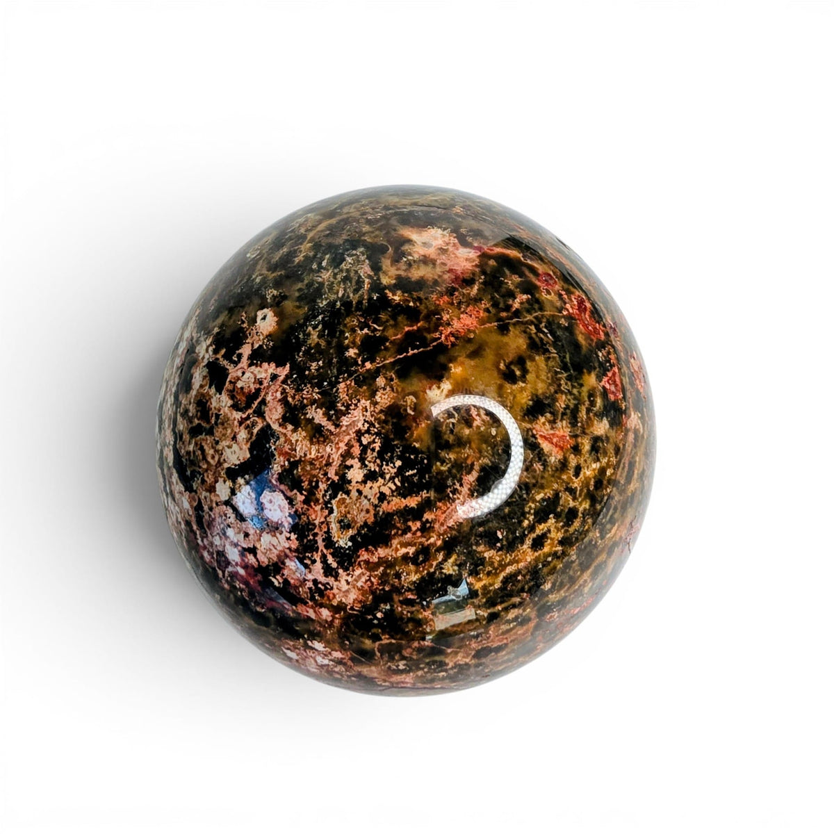 Fireworks Obsidian Sphere