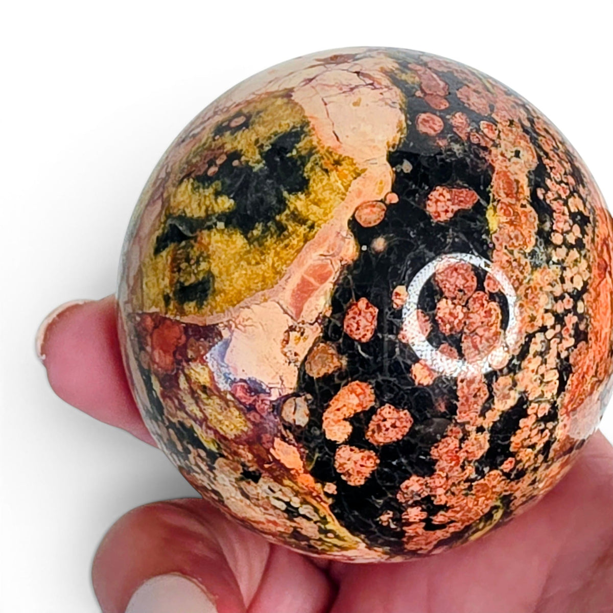 Fireworks Obsidian Sphere
