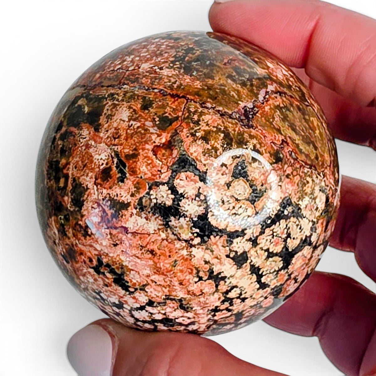 Fireworks Obsidian Sphere