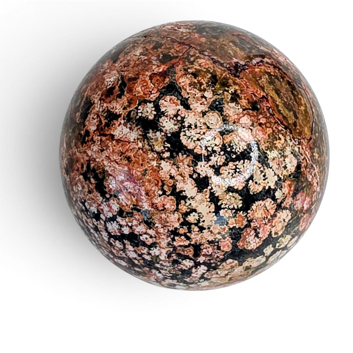 Fireworks Obsidian Sphere