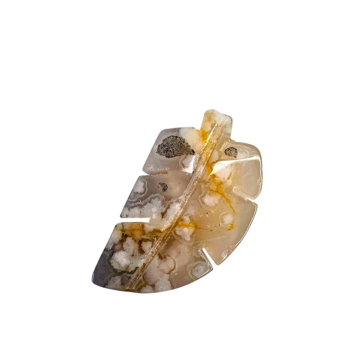 Flower Agate Leaf