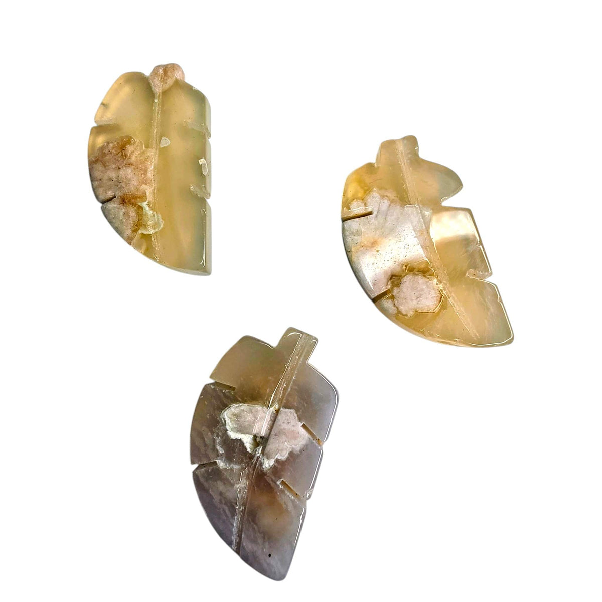 Flower Agate Leaf