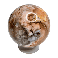 Flower Agate Quartz Sphere