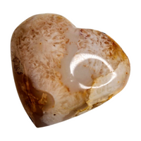 Flower Agate Heart