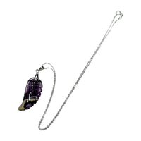 Fluorite Feather Pendant