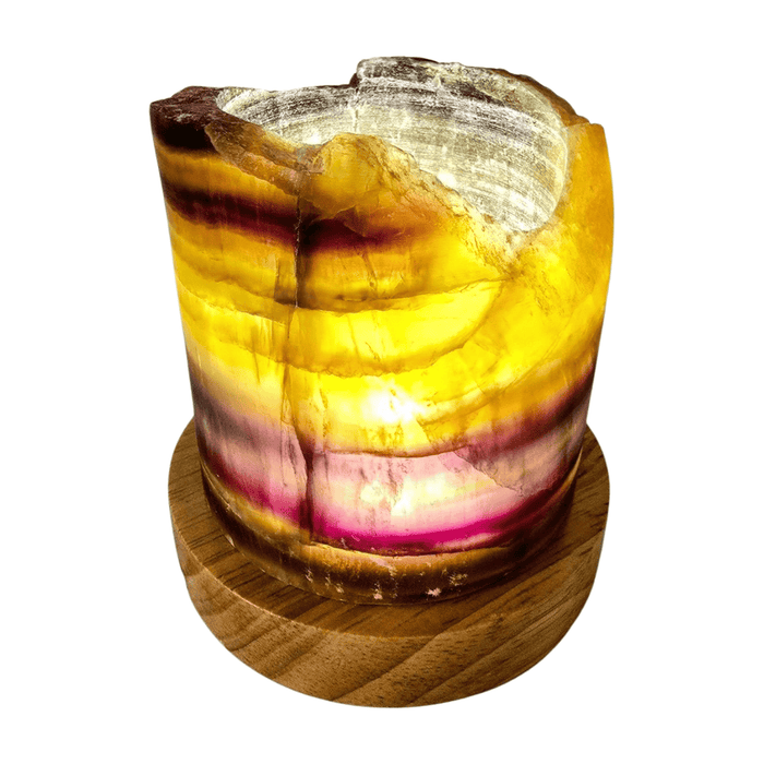 Fluorite Lamp - Large