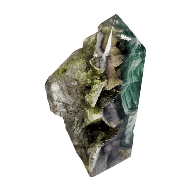Raw Edge Fluorite Tower