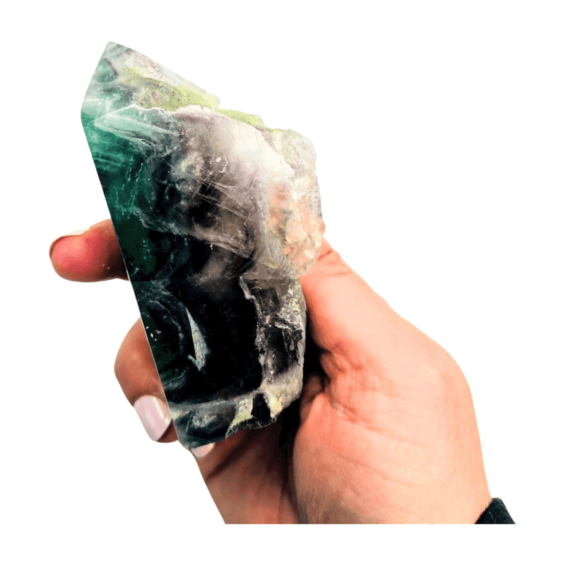 Raw Edge Fluorite Tower