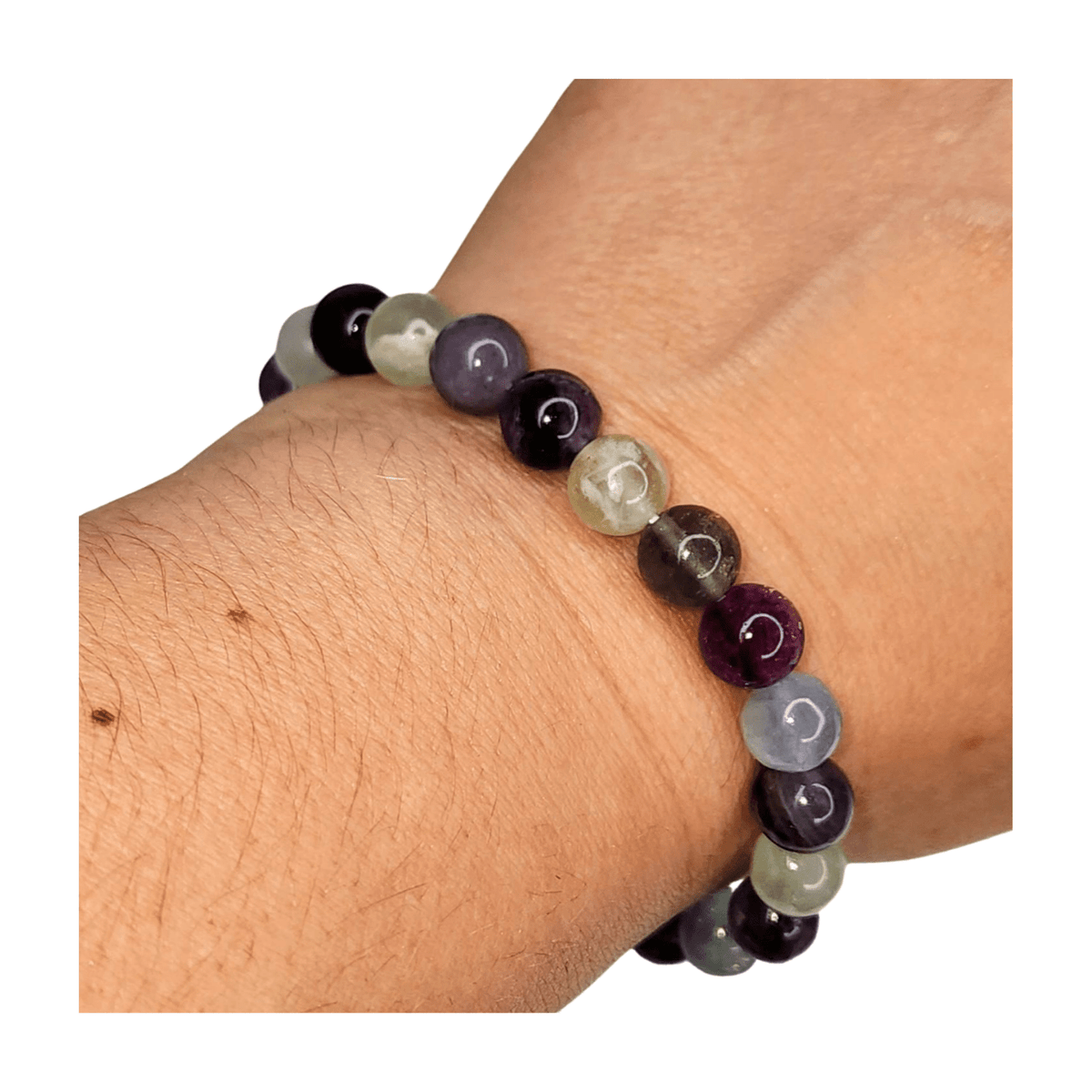 Fluorite Beaded Bracelet (6mm)