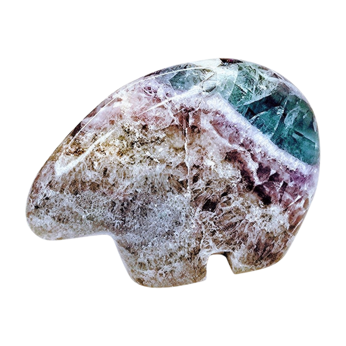 Blue Fluorite Bear - Large