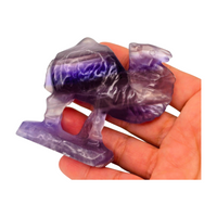 Purple Fluorite Camel