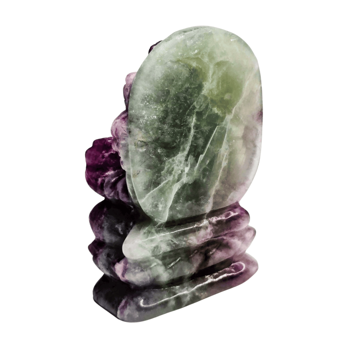 Fluorite Ganesh Back