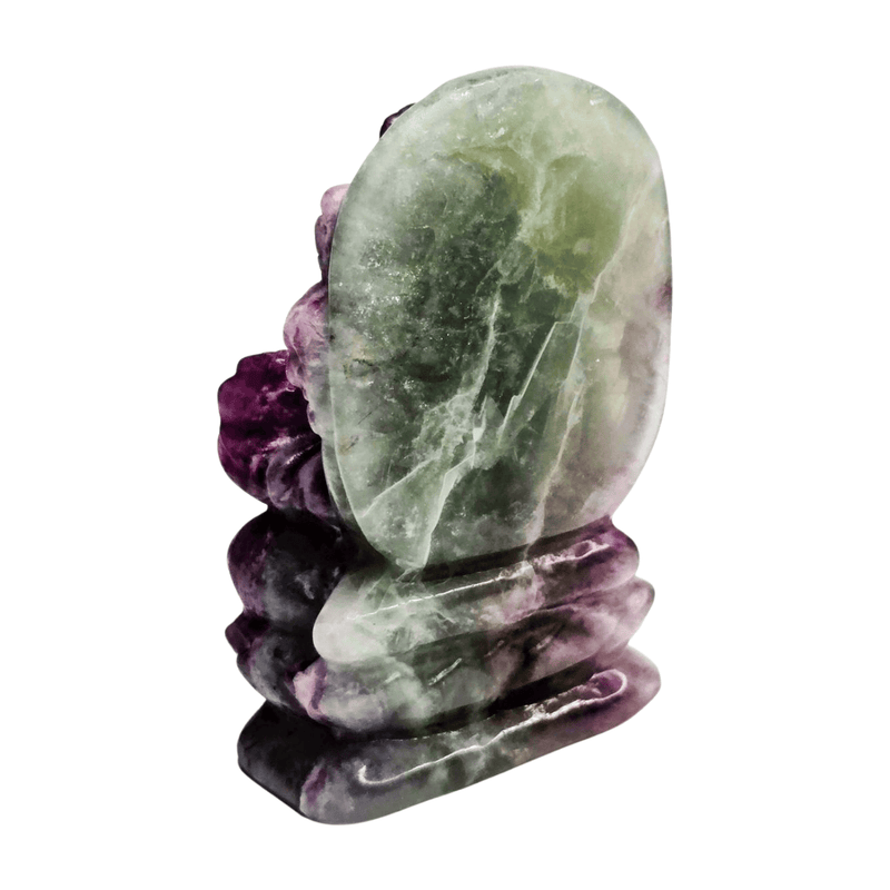 Fluorite Ganesh Back