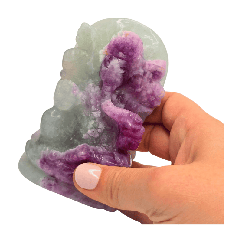 Fluorite Ganesh Size
